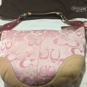 Coach Signature Collection pink bag